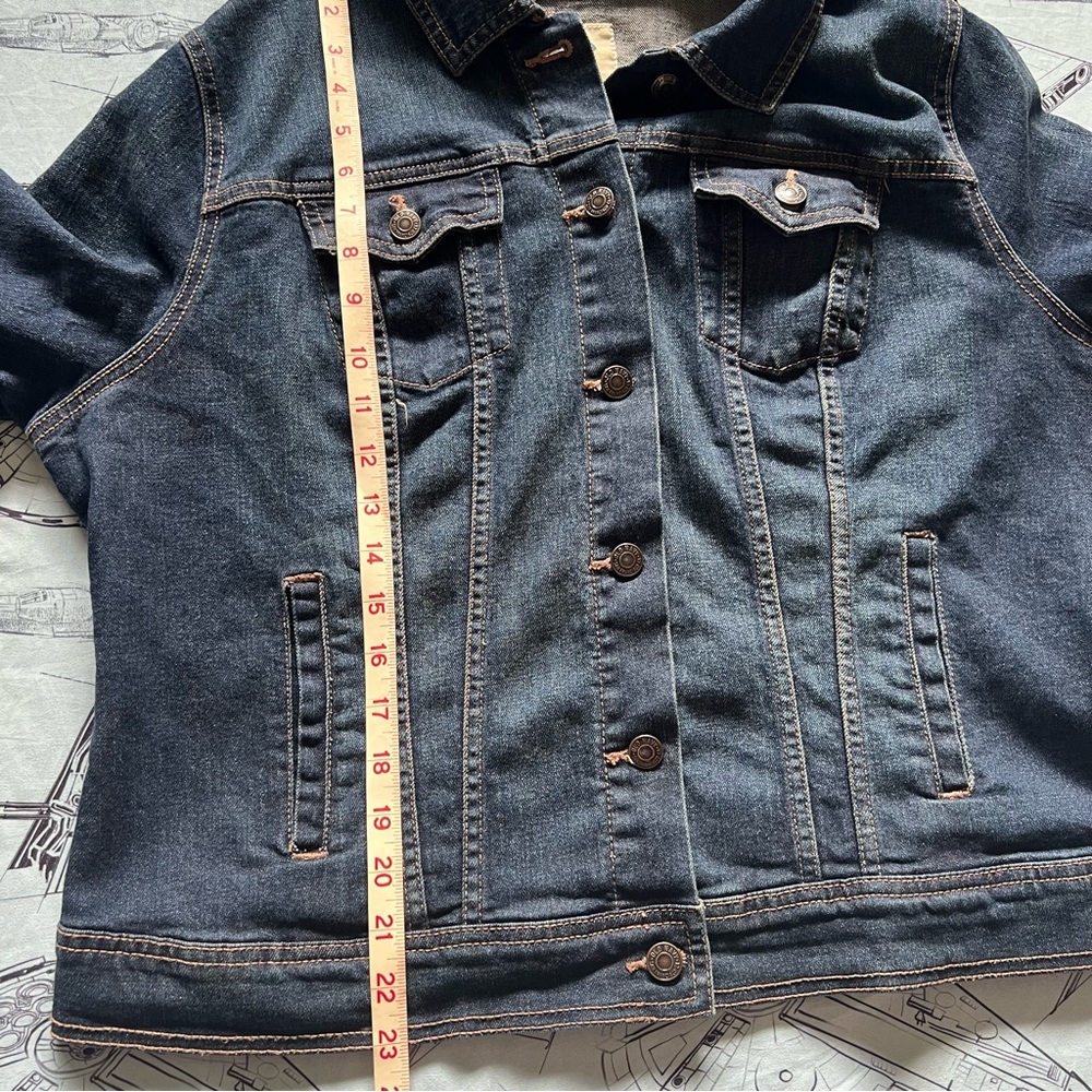 Old Navy Dark Blue Jean Jacket - Picture 8 of 10